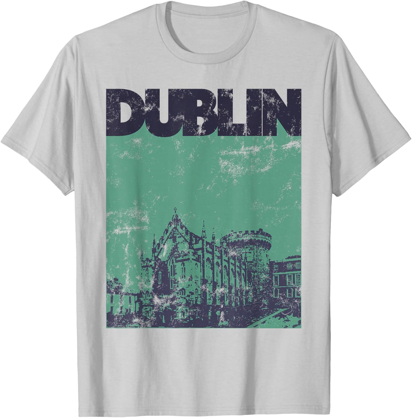 Vintage 70s Style Dublin Ireland T-Shirt - T-Shirt | Ash
