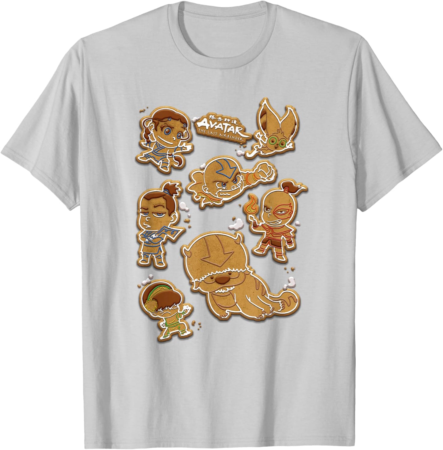 Avatar: The Last Airbender Christmas Gingerbread Cookies T-Shirt - T-Shirt | Ash