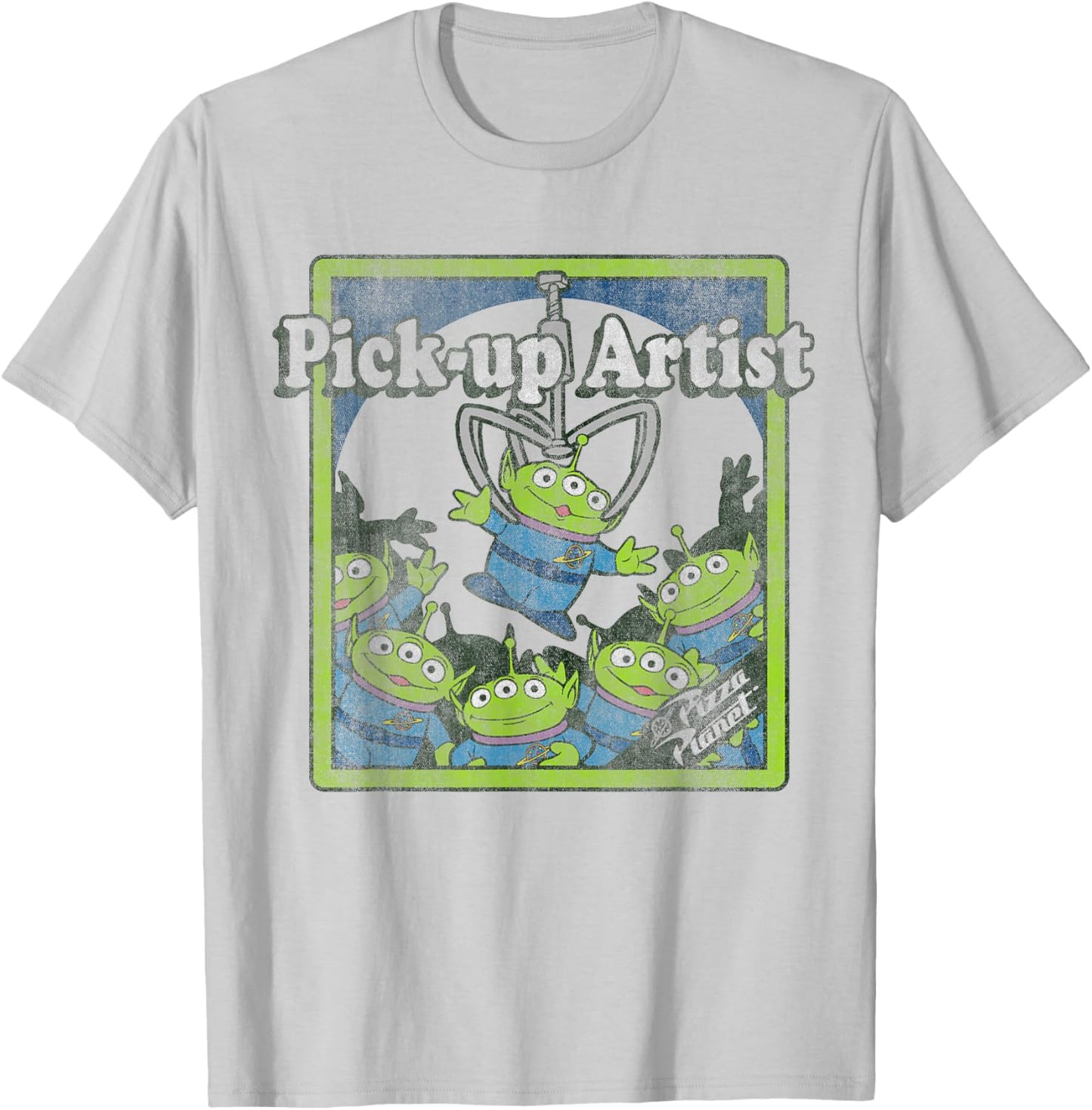 Disney Pixar Toy Story The Claw Aliens Pick-up Artist T-Shirt - T-Shirt | Ash
