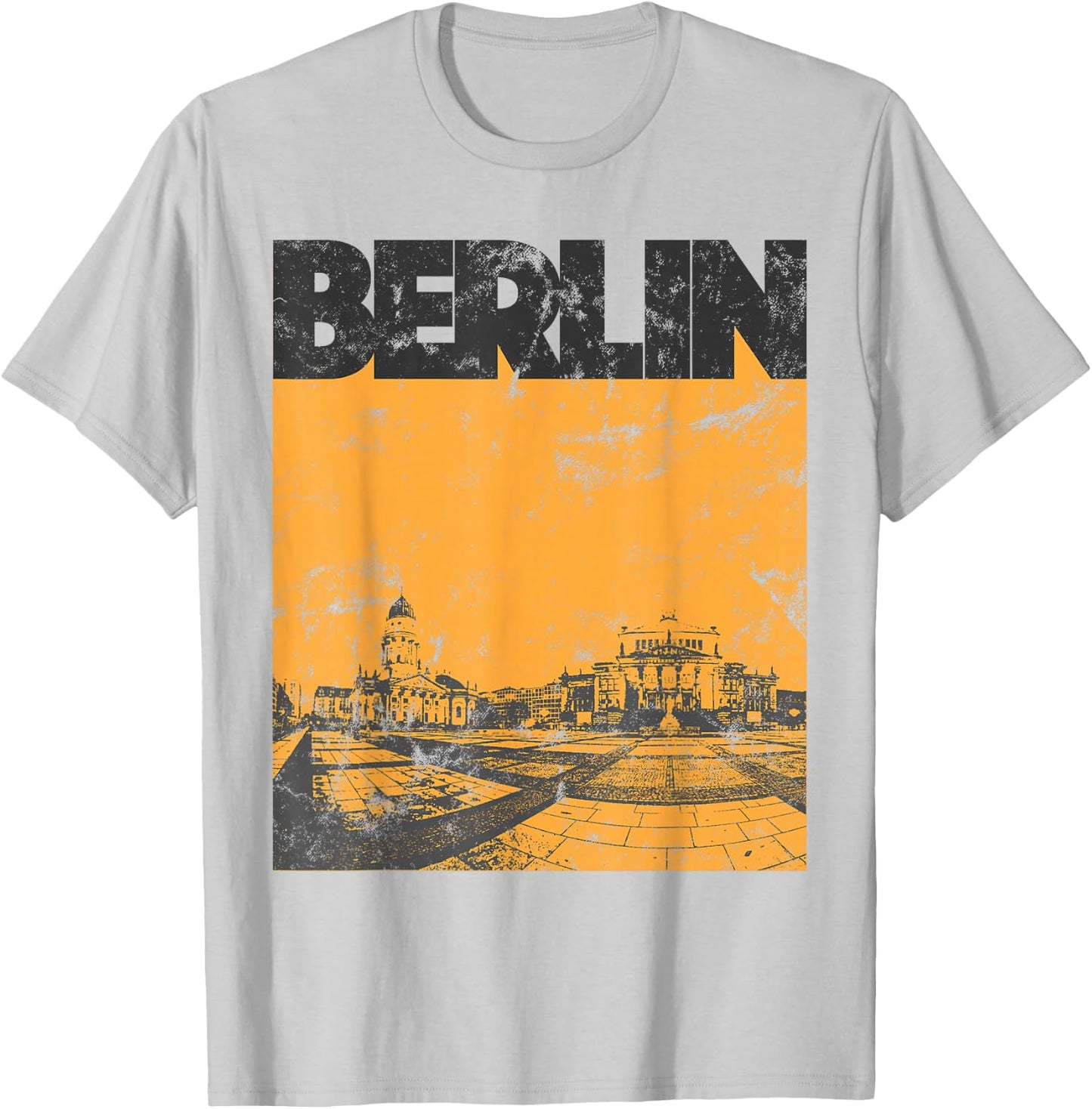 Germany 60s Style Vintage Berlin T-Shirt - T-Shirt | Ash