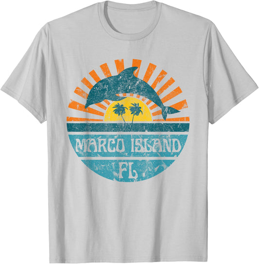 Marco Island Men Women Girls Kids T-Shirt - T-Shirt | Ash