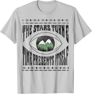 Twin Peaks Stars Turn & Time Presents Itself Graphic T-Shirt - T-Shirt | Ash