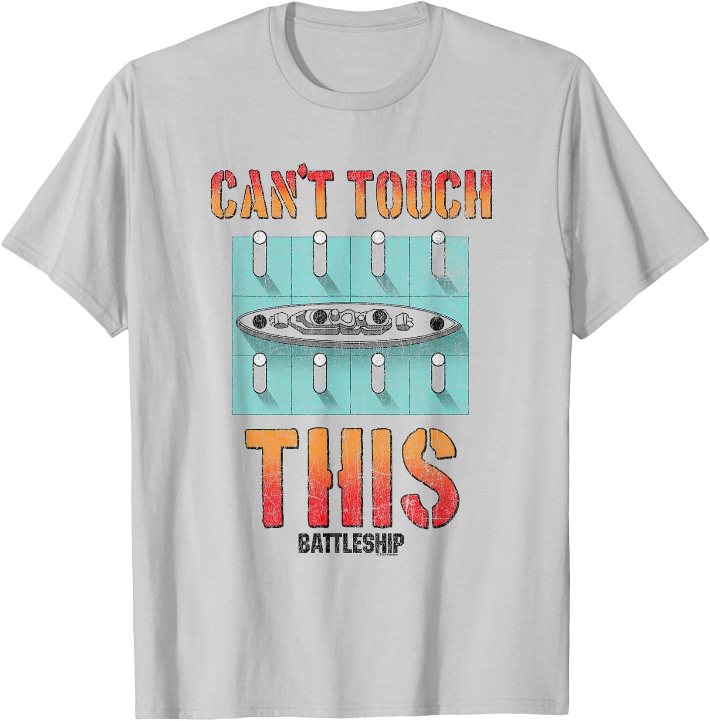 Battleship Can't Touch This Ship T-Shirt - T-Shirt | Ash