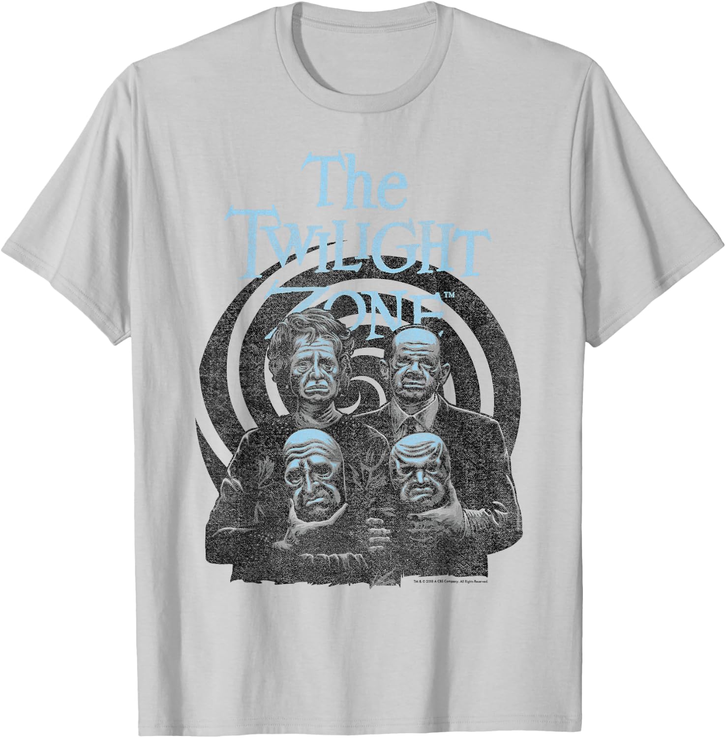 The Twilight Zone Take Off The Masks Swirl T-Shirt - T-Shirt | Ash