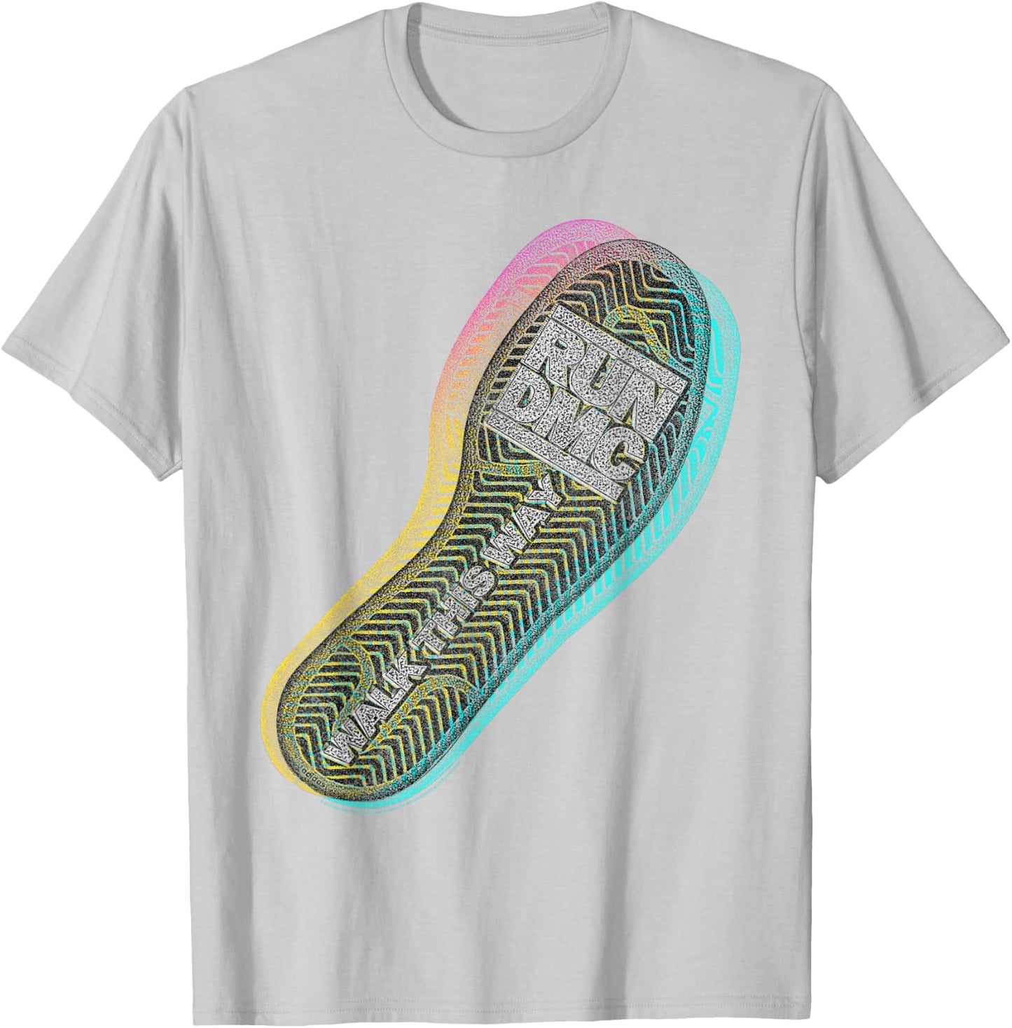 Run DMC Official Walk This Way T-Shirt - T-Shirt | Ash