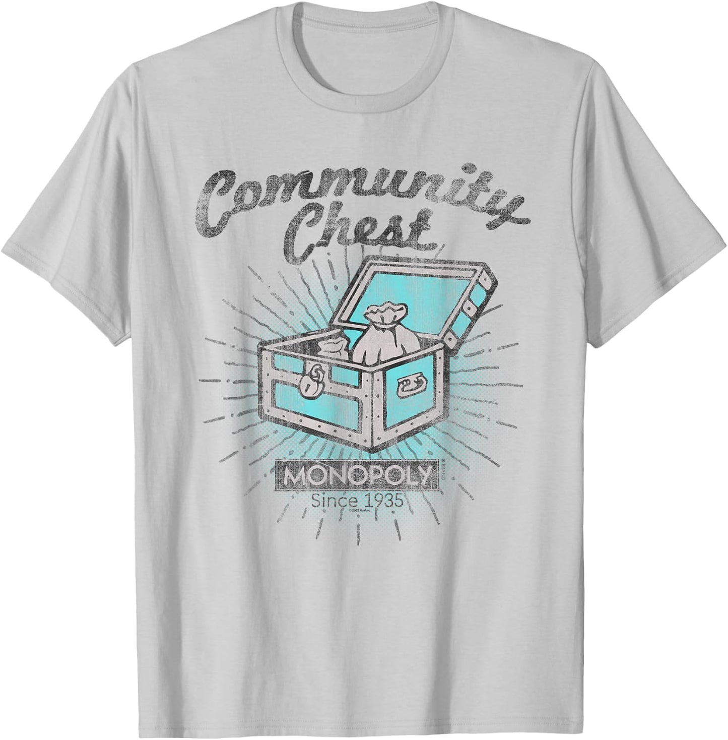 Monopoly Community Chest T-Shirt - T-Shirt | Ash