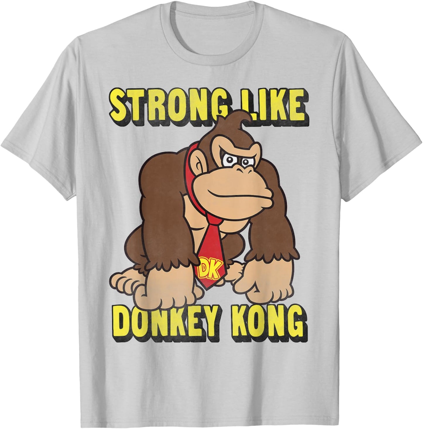 Nintendo Strong Like Donkey Kong Portrait Graphic T-Shirt - T-Shirt | Ash