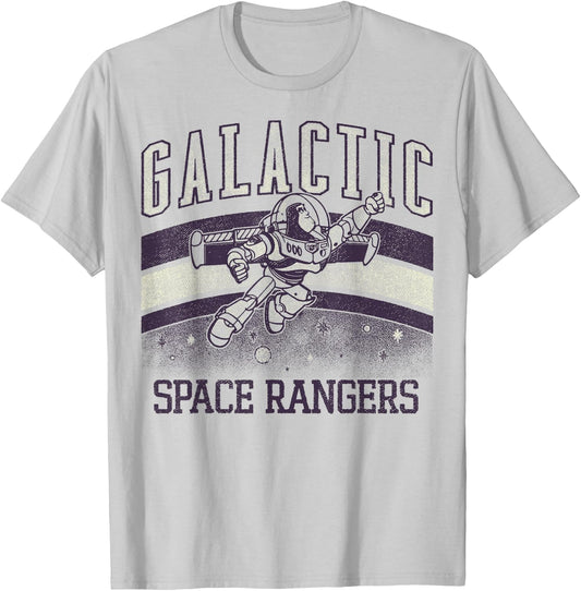 Disney Pixar Toy Story Buzz Lightyear Galactic Space Rangers T-Shirt - T-Shirt | Ash