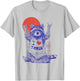 Raccoon I Love Trash Japanese Samurai Garbage Gang T-Shirt - T-Shirt | Ash