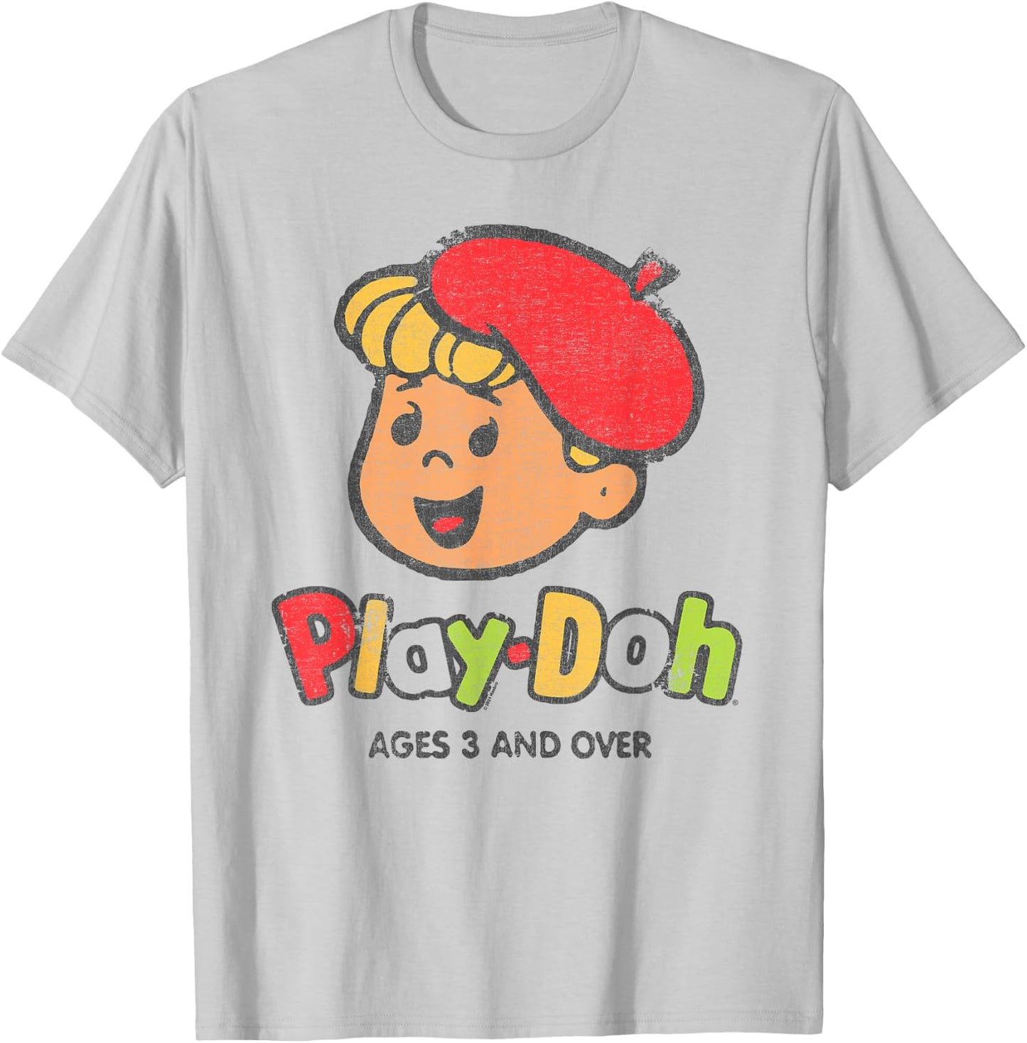 Play-Doh for Kids Ages 3 and Over T-Shirt - T-Shirt | Ash