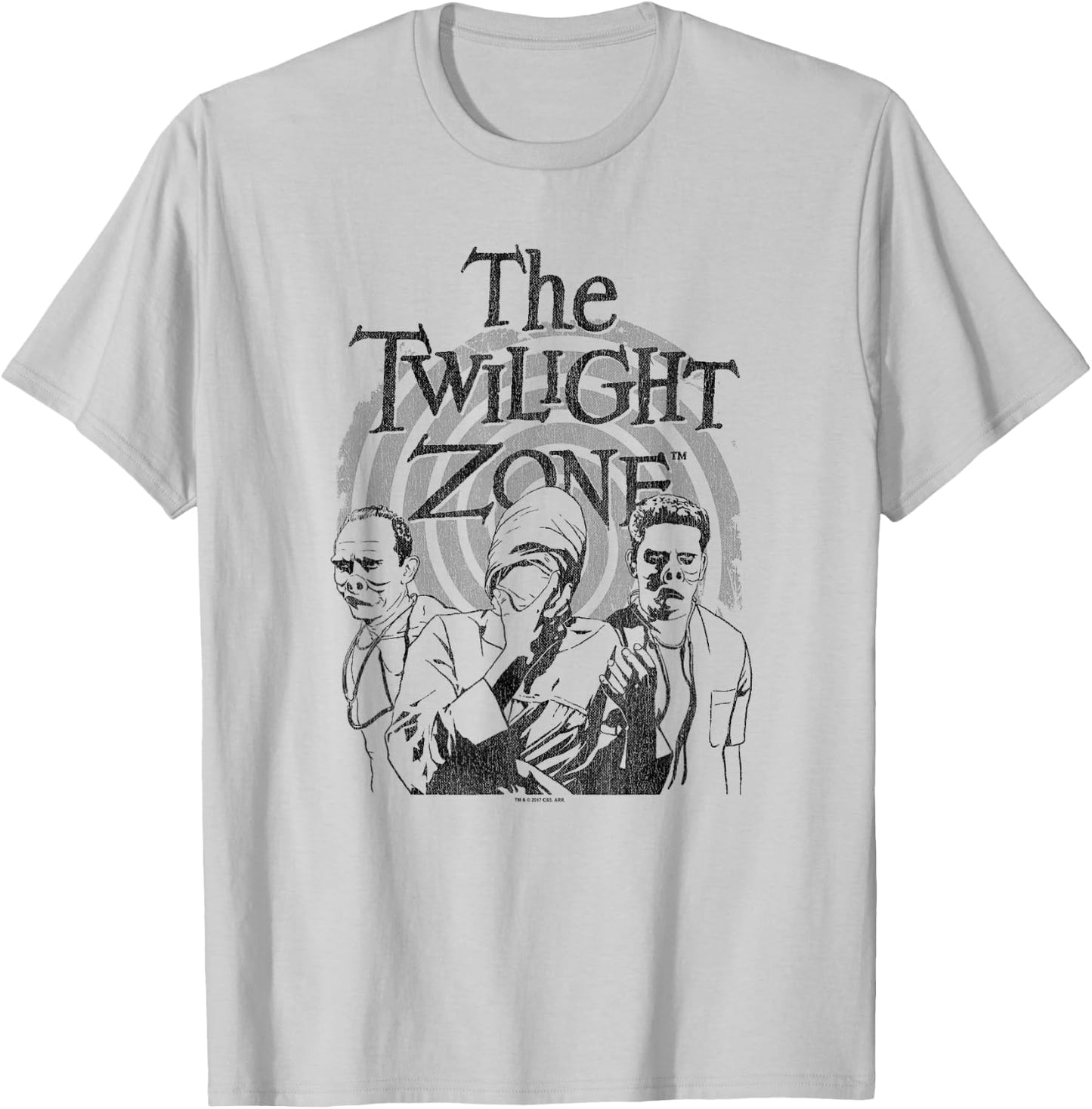 Twilight Zone Beholder T-Shirt - T-Shirt | Ash