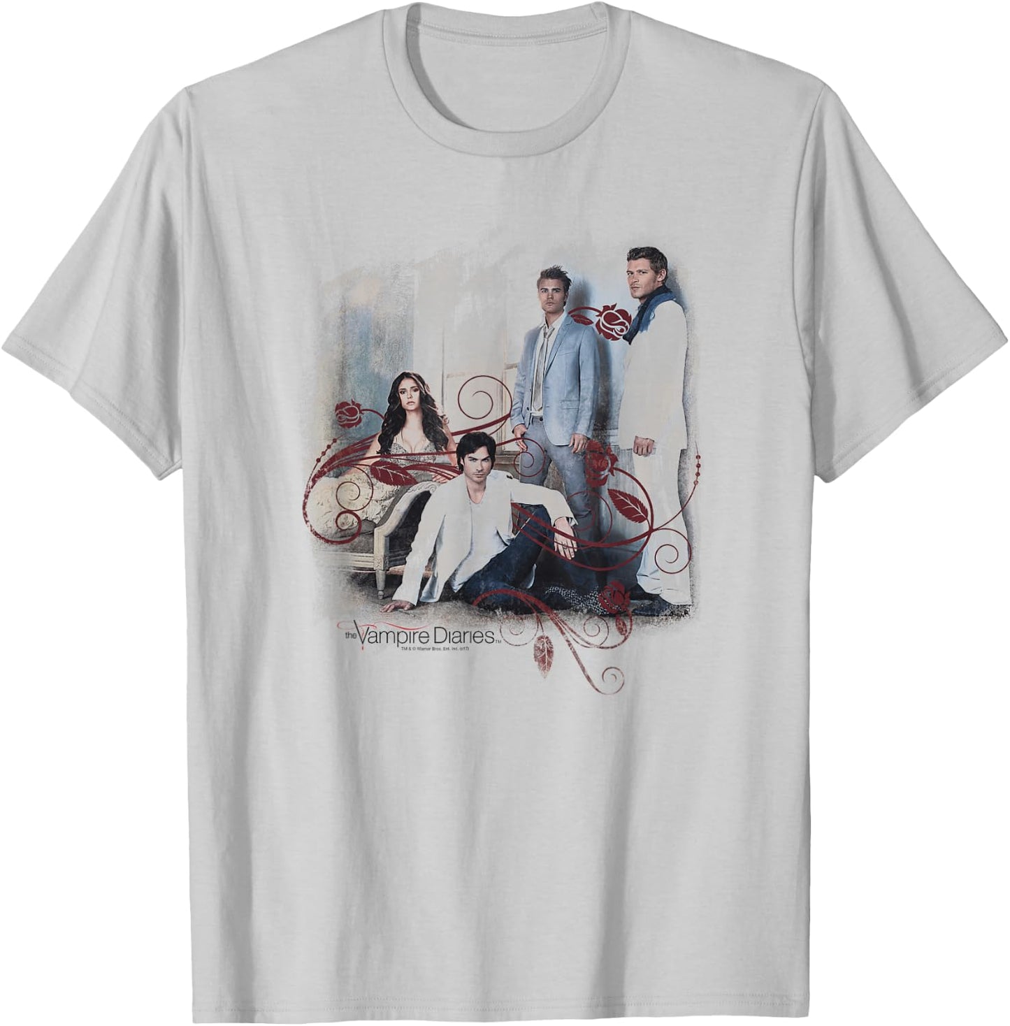 Vampire Diaries 3+1 T-Shirt - T-Shirt | Ash