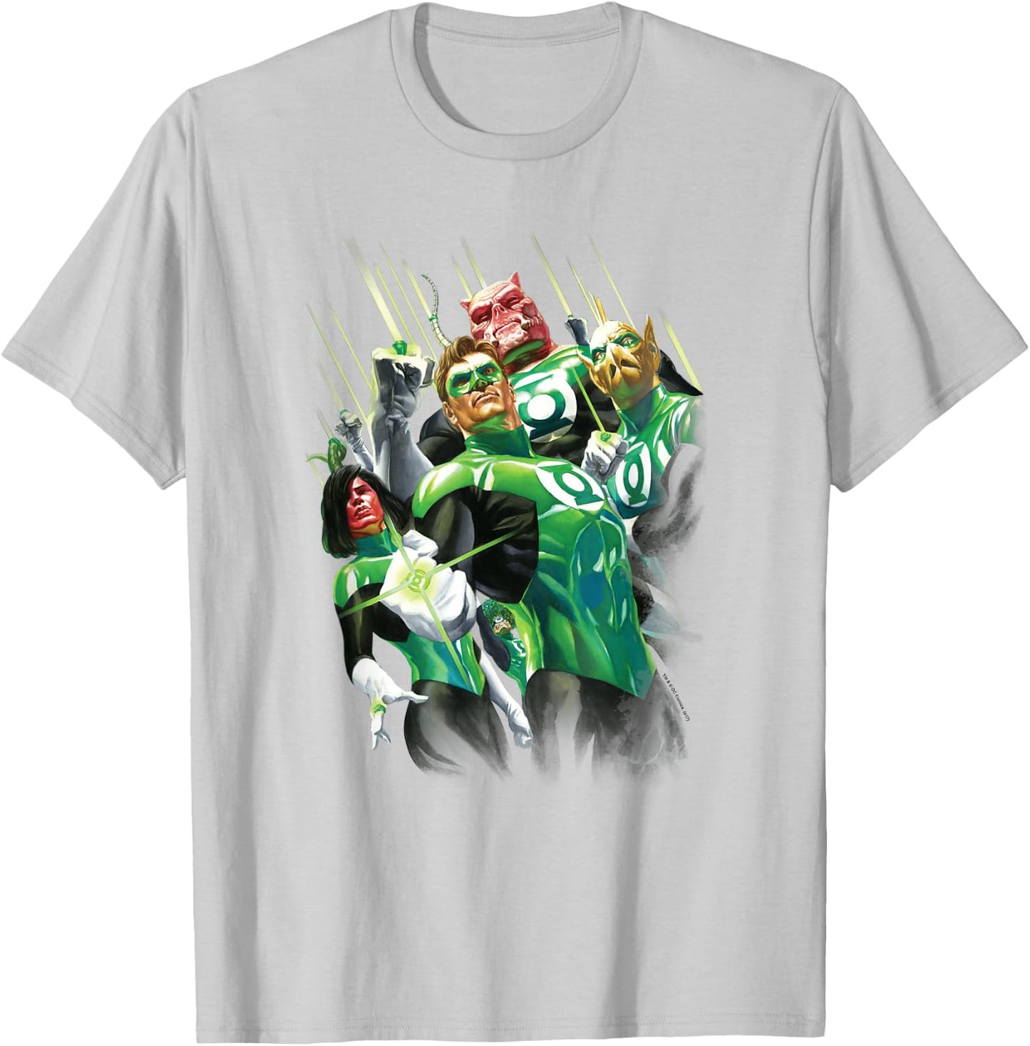 Green Lantern Power of the Rings T-Shirt - T-Shirt | Ash