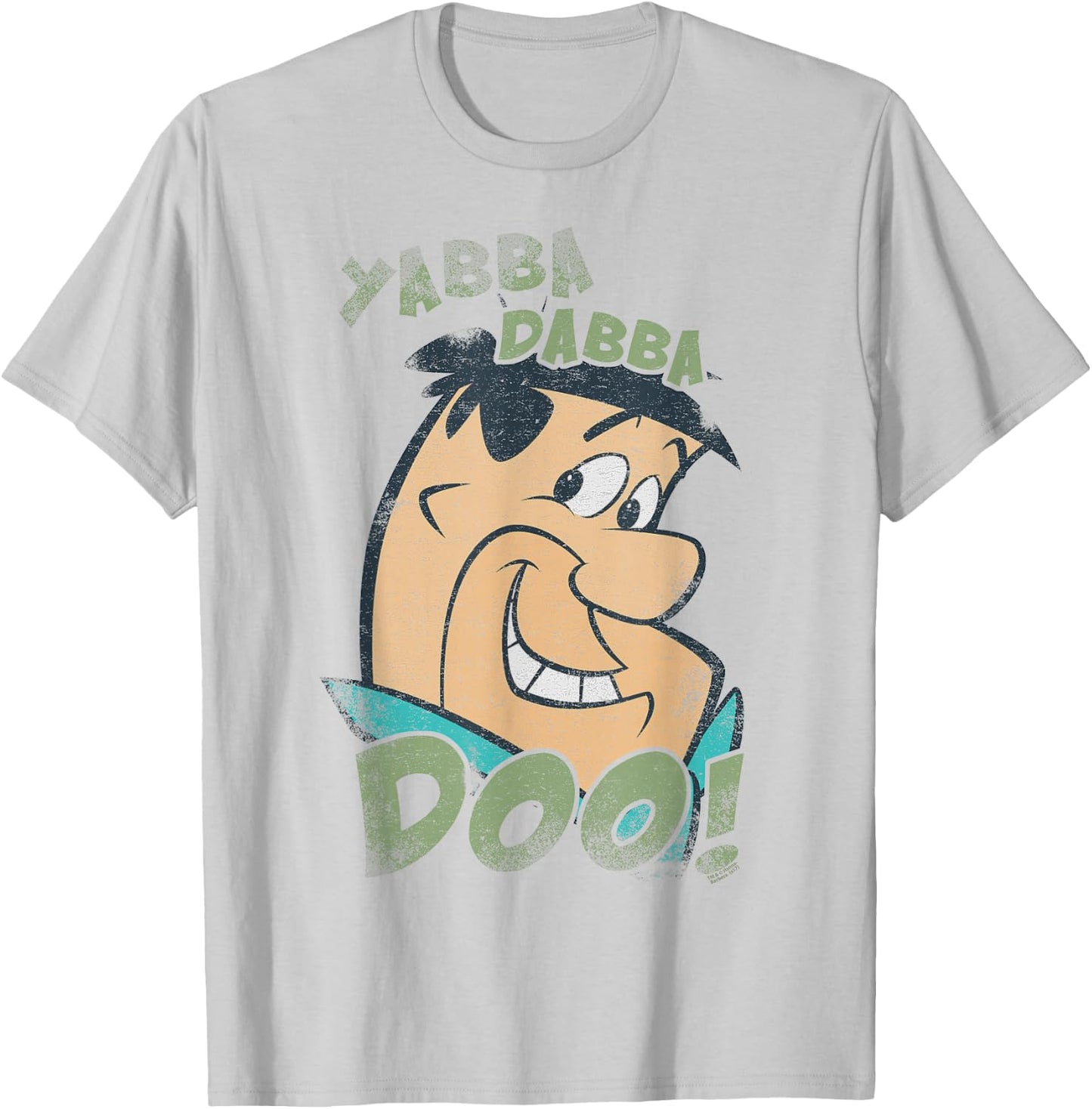 The Flintstones Vintage Yabba T-Shirt - T-Shirt | Ash