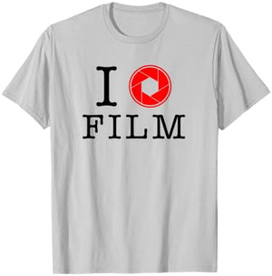 I Shoot Film T-Shirt - T-Shirt | Ash