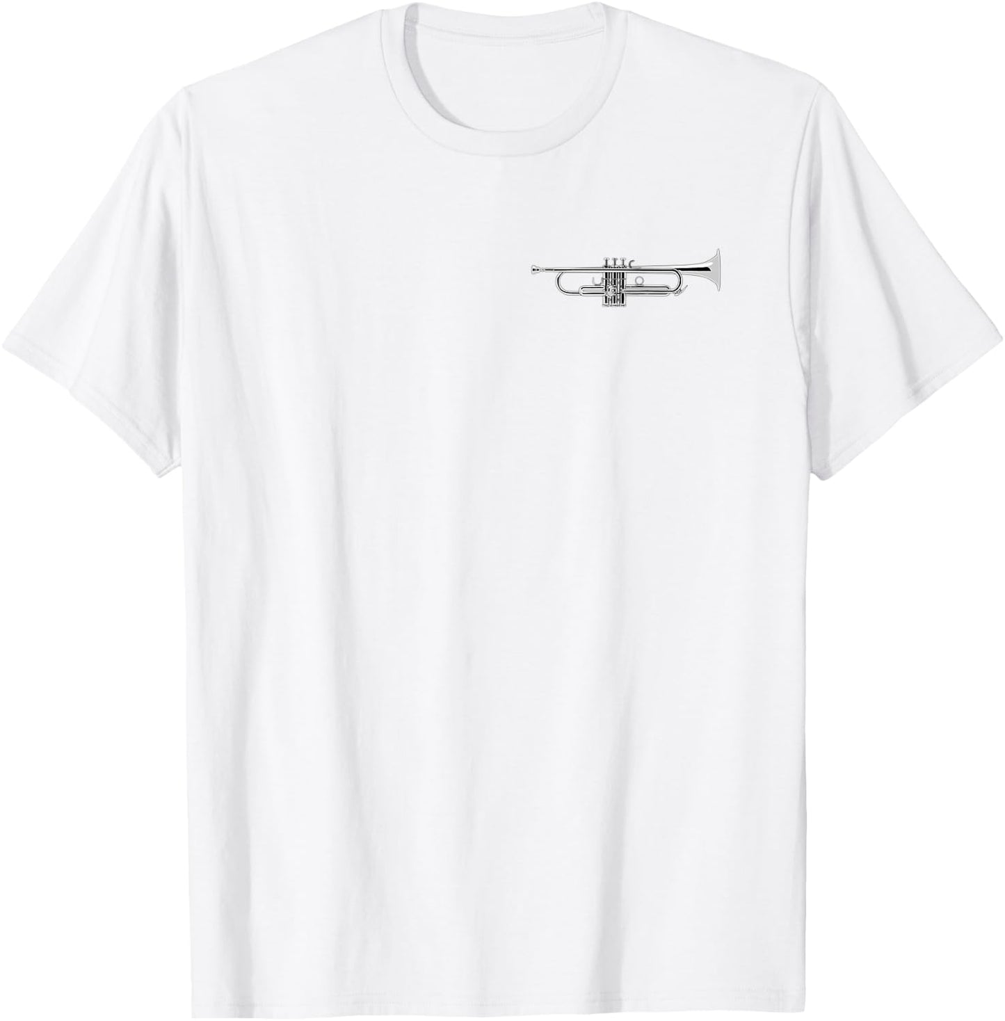 Eat Sleep March Repeat Funny Marching Band (2-Sided) T-Shirt - T-Shirt | White