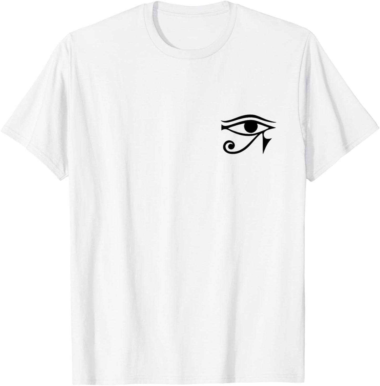Eye of Horus, Egyptian, Protection Symbol, Lucky Charms T-Shirt - T-Shirt | White