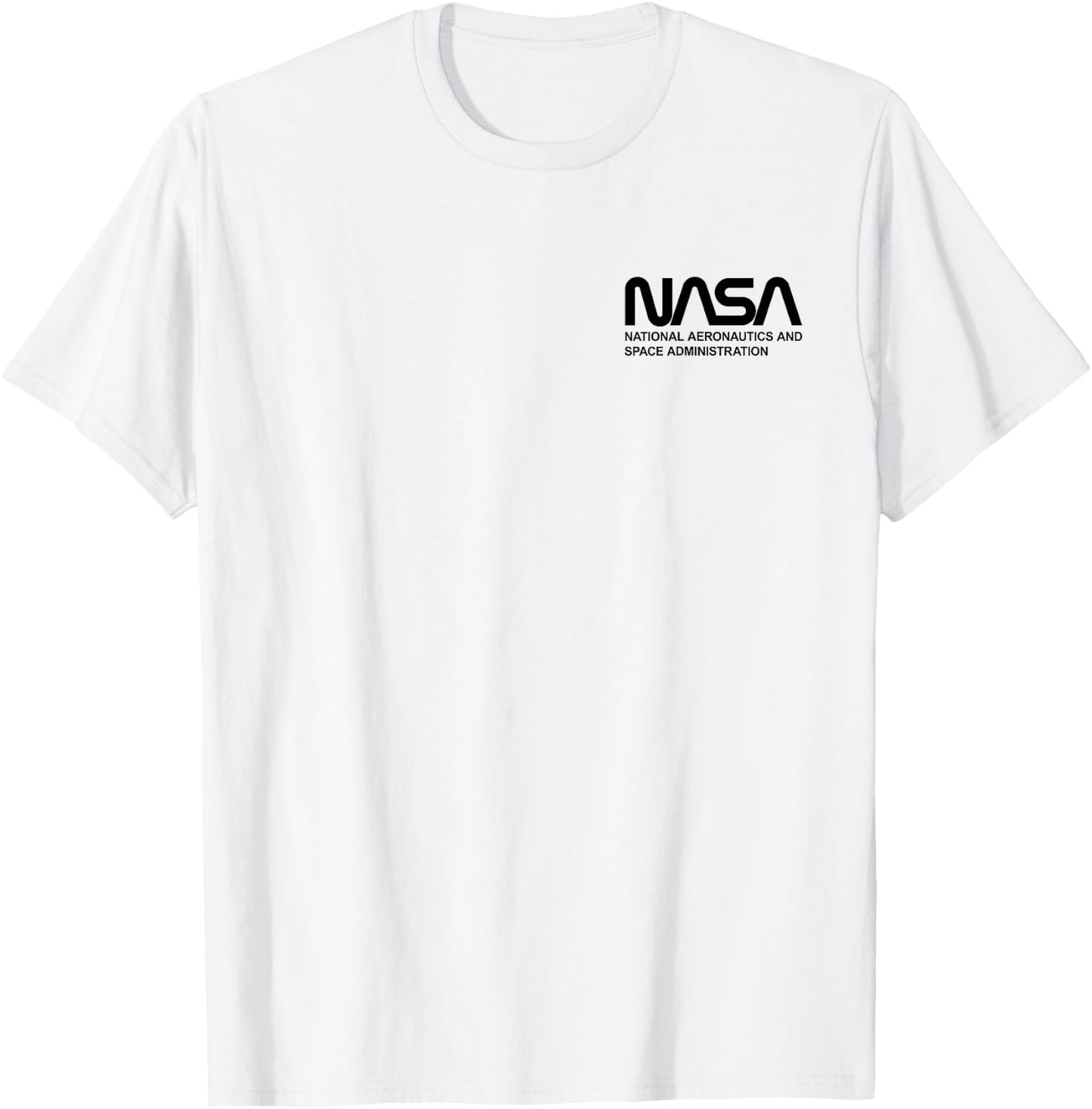 NASA Astronaut Teddy-Bear Worm Logo T-Shirt - T-Shirt | White