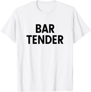 Bar Tender T-Shirt - T-Shirt | White