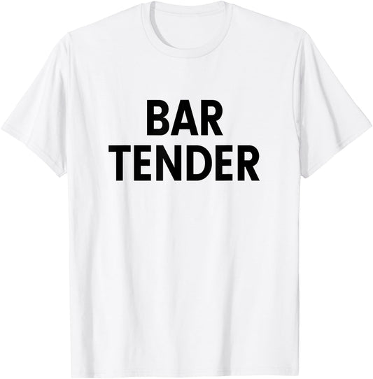 Bar Tender T-Shirt - T-Shirt | White