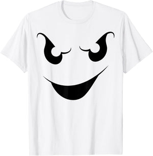 Halloween Ghost Shirt Costume (Ghost Face shirt) T-Shirt - T-Shirt | White