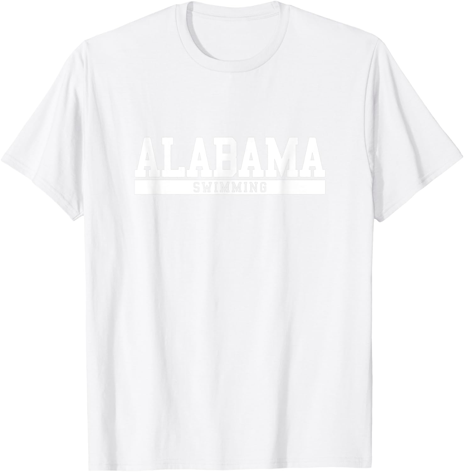 Alabama Swimming T-Shirt - T-Shirt | White