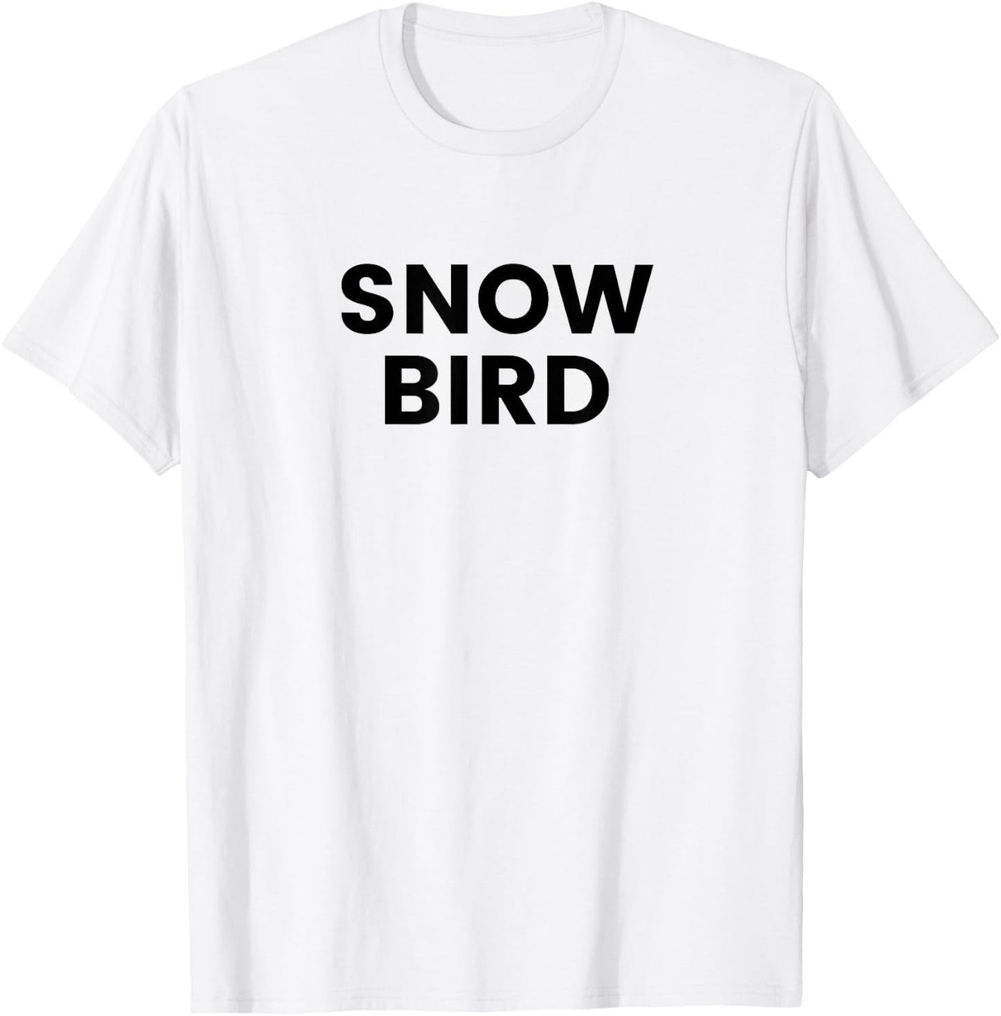 Snow Bird T-Shirt - T-Shirt | White