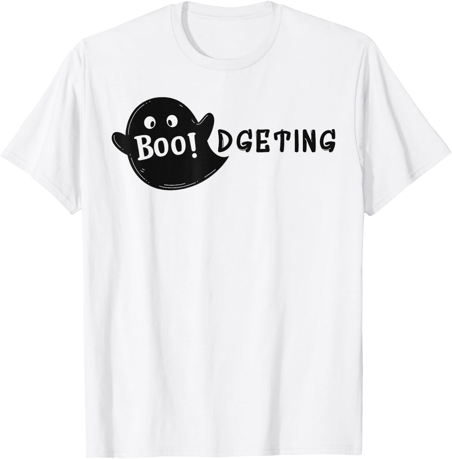 Boodgeting Halloween Humor Finance Department T-Shirt - T-Shirt | White