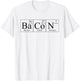 BaCoN Barium Cobalt Nitrogen Periodic Elements Funny T-Shirt - T-Shirt | White