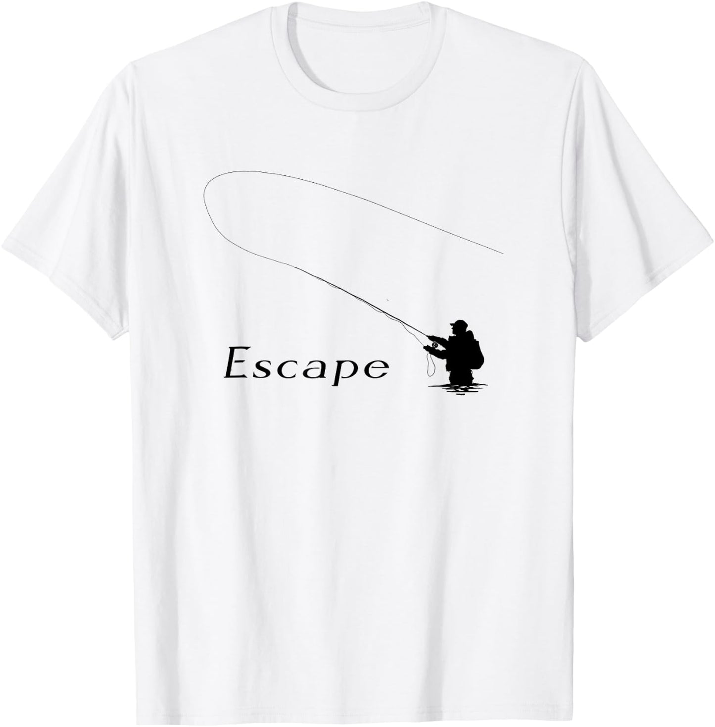 Retro Fly Fishing - Fly Fishing Enthusiast T-Shirt - T-Shirt | White