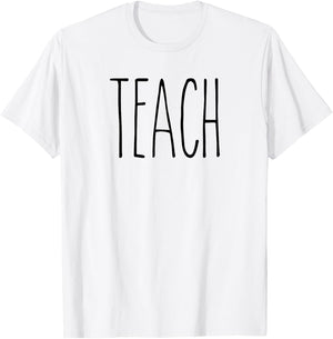 Rae inspired Dunn mug teach love teacher appreciation gift T-Shirt - T-Shirt | White