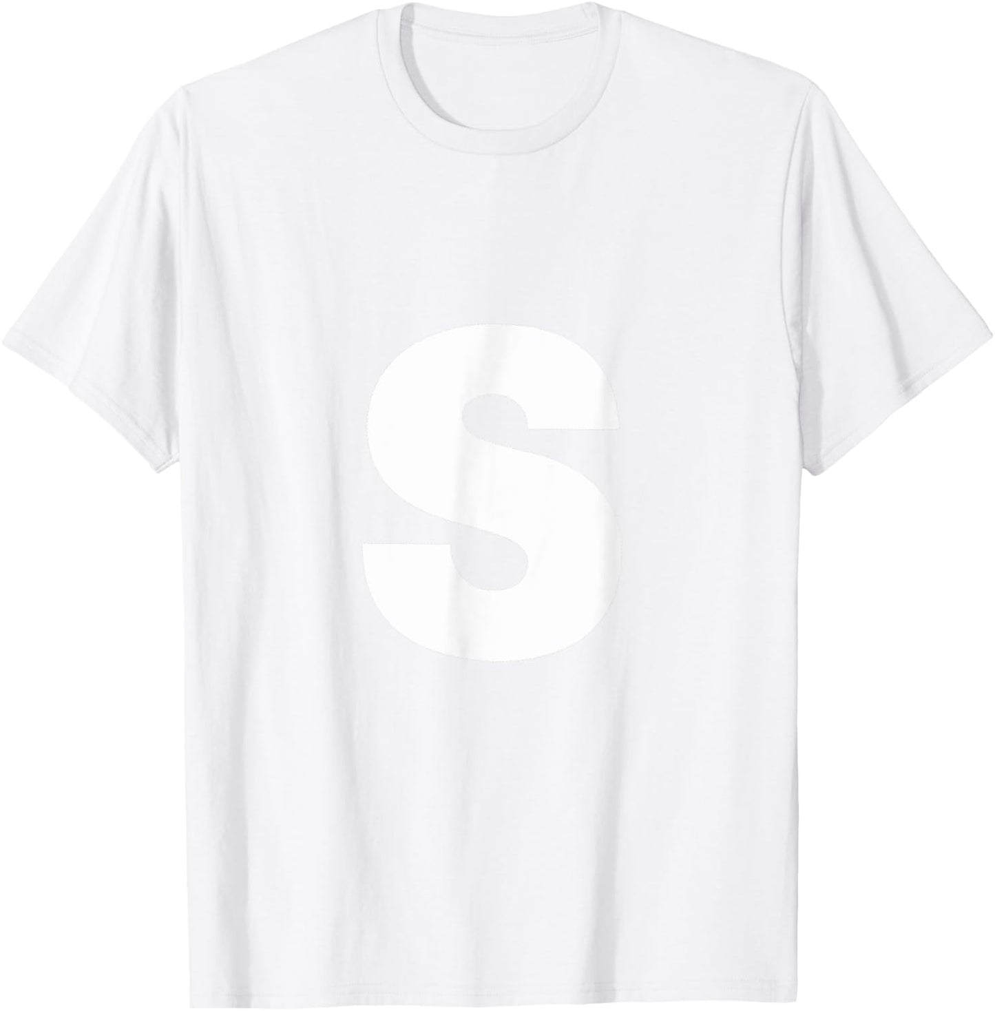 Letter S Candy T-Shirt - T-Shirt | White