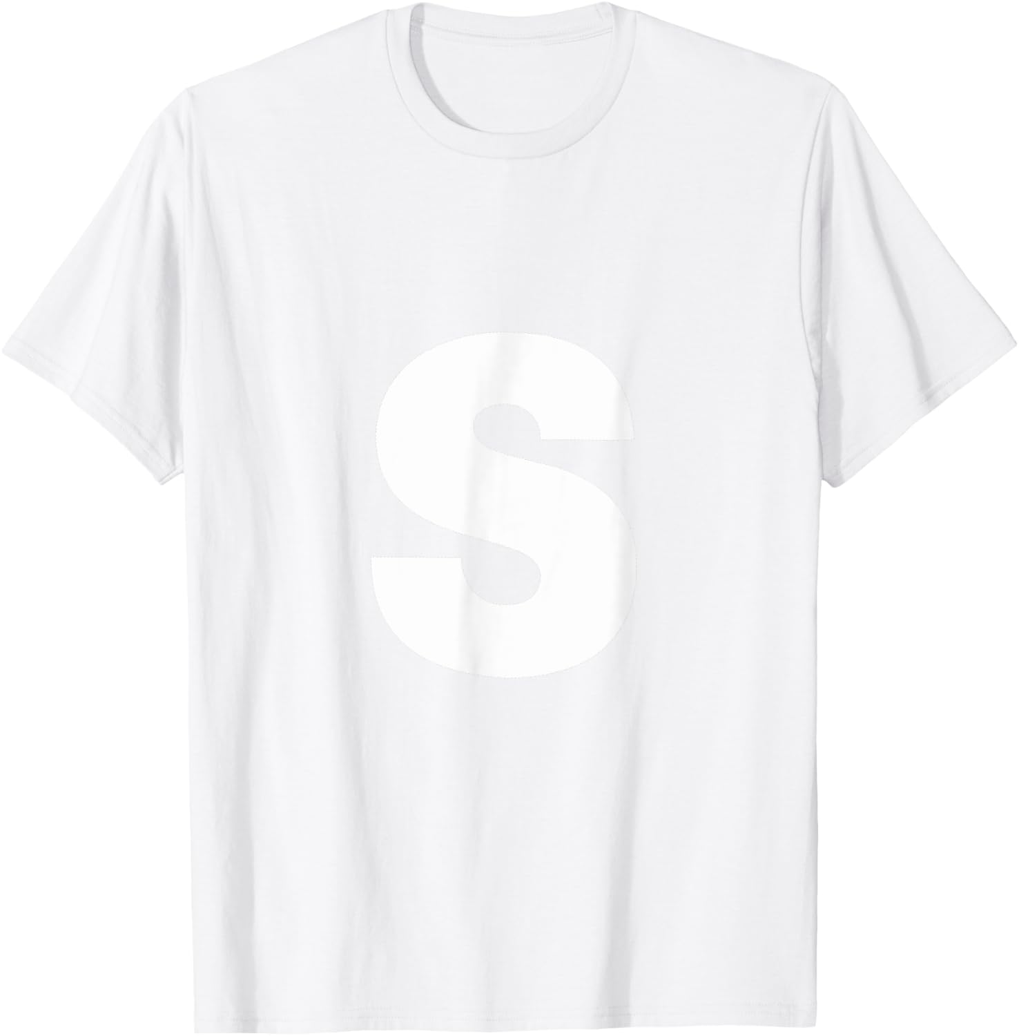 Letter S Candy T-Shirt - T-Shirt | White