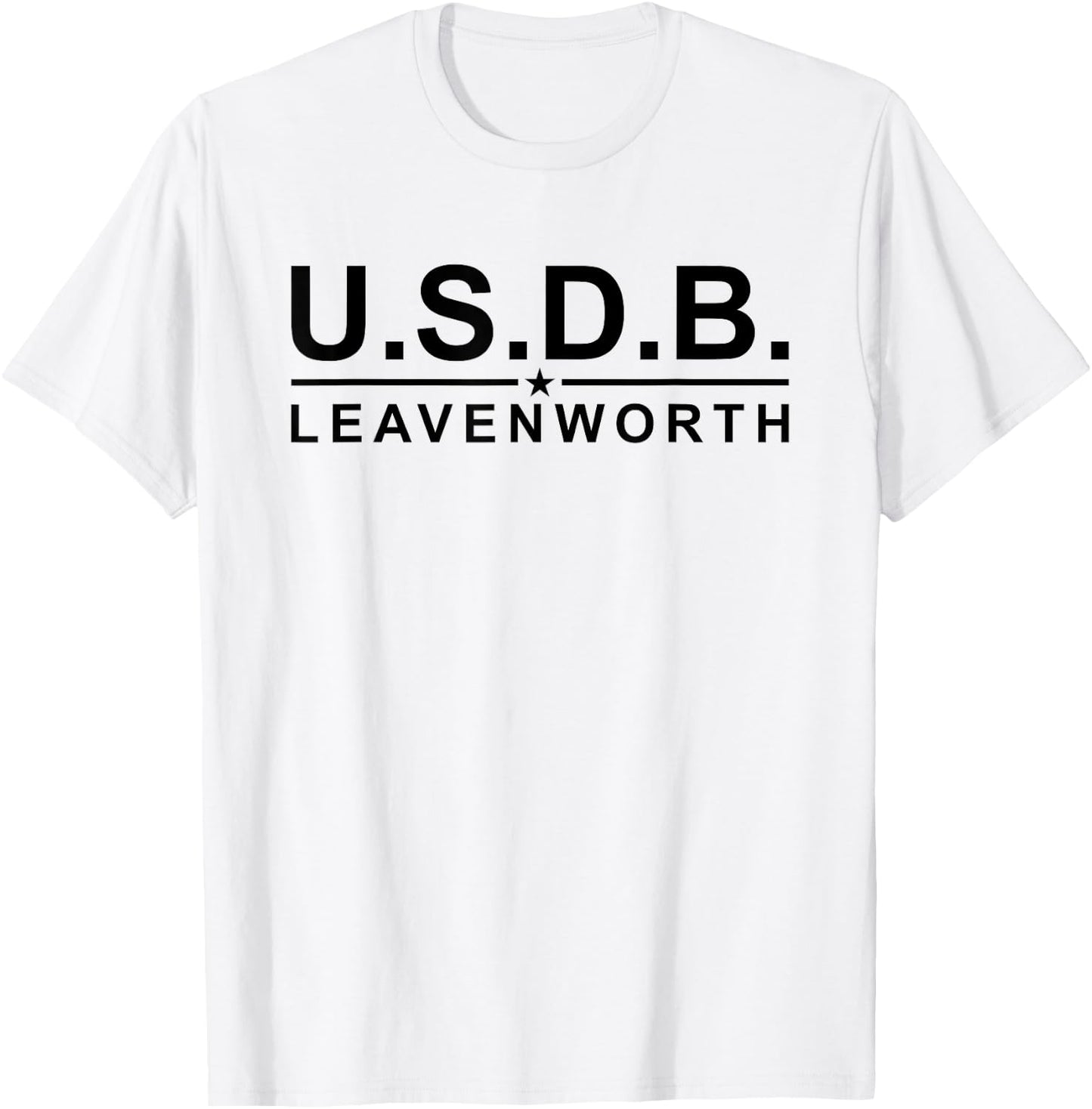 Usdb Fort Leavenworth Kansas T-Shirt - T-Shirt | White