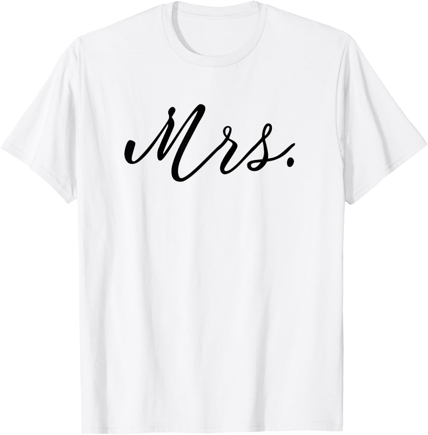 Matching Mr. and Mrs. Wedding Honeymoon Just Married Couple T-Shirt - T-Shirt | White