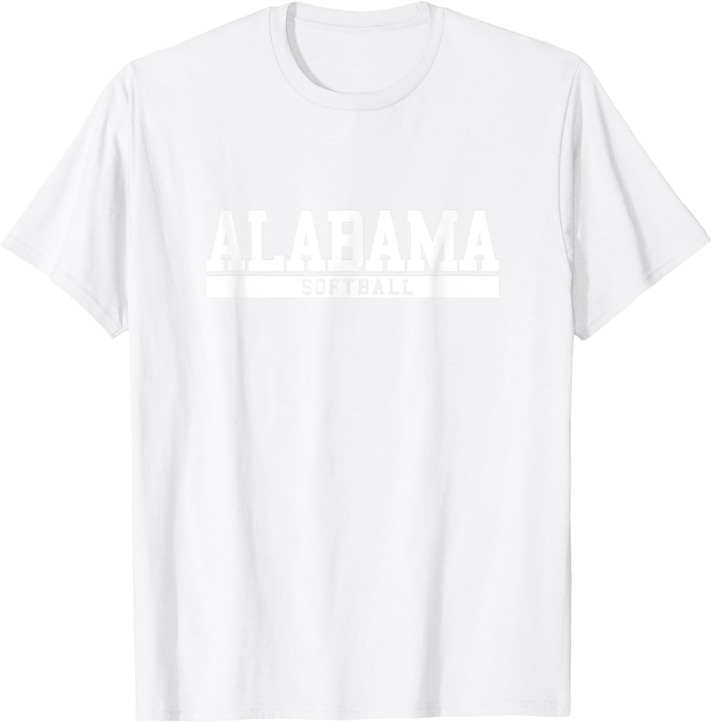 Alabama Softball T-Shirt - T-Shirt | White