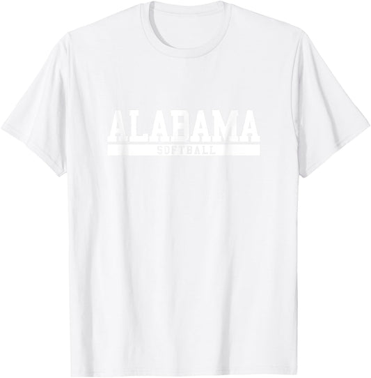 Alabama Softball T-Shirt - T-Shirt | White