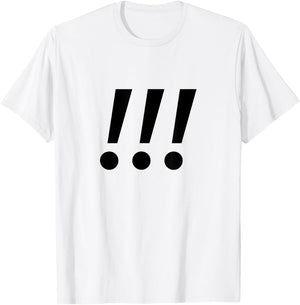 Exclamation Points T-Shirt - T-Shirt | White