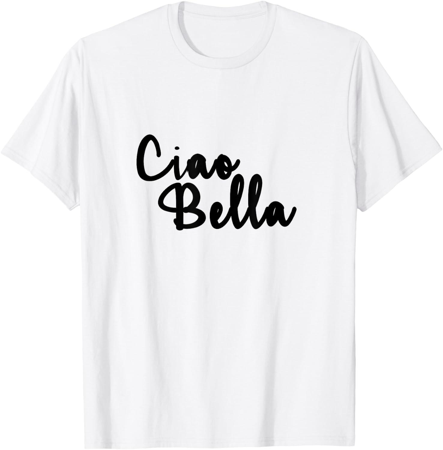 Ciao Bella Italian Cool Short T-Shirt - T-Shirt | White