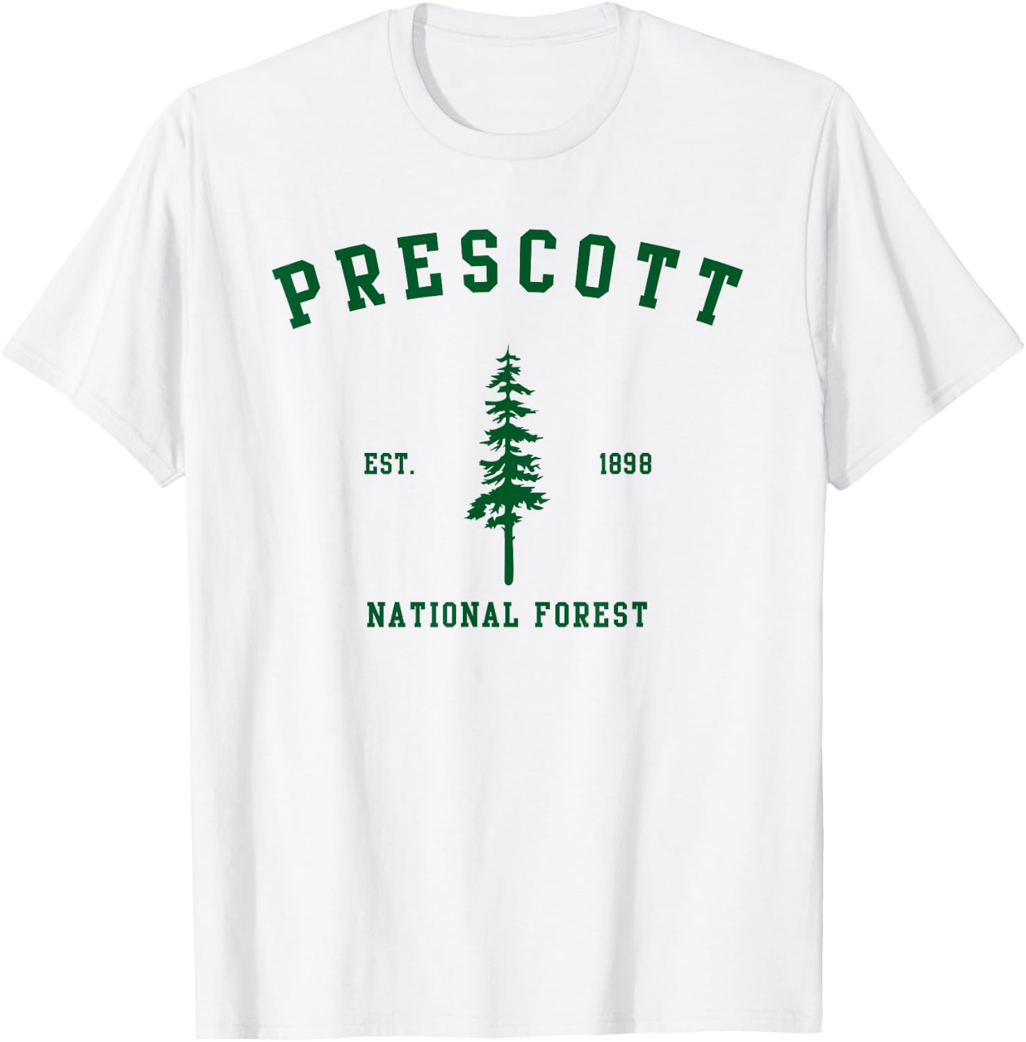 Prescott National Forest Explore Arizona T-Shirt - T-Shirt | White