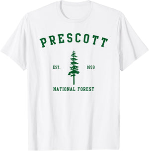 Prescott National Forest Explore Arizona T-Shirt - T-Shirt | White