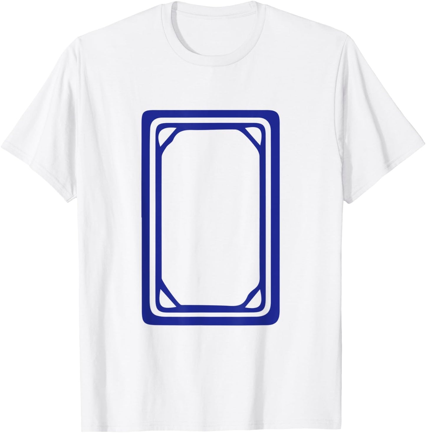 White Mahjong Dragon Baiban 白板 Tile. It's Mahjong Time! T-Shirt - T-Shirt | White