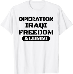 Operation Iraqi Freedom Alumni OIF Iraq Veteran T-Shirt - T-Shirt | White