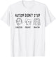 Autism Awareness Shirts Autism Didn't Stop T-Shirt - T-Shirt | White