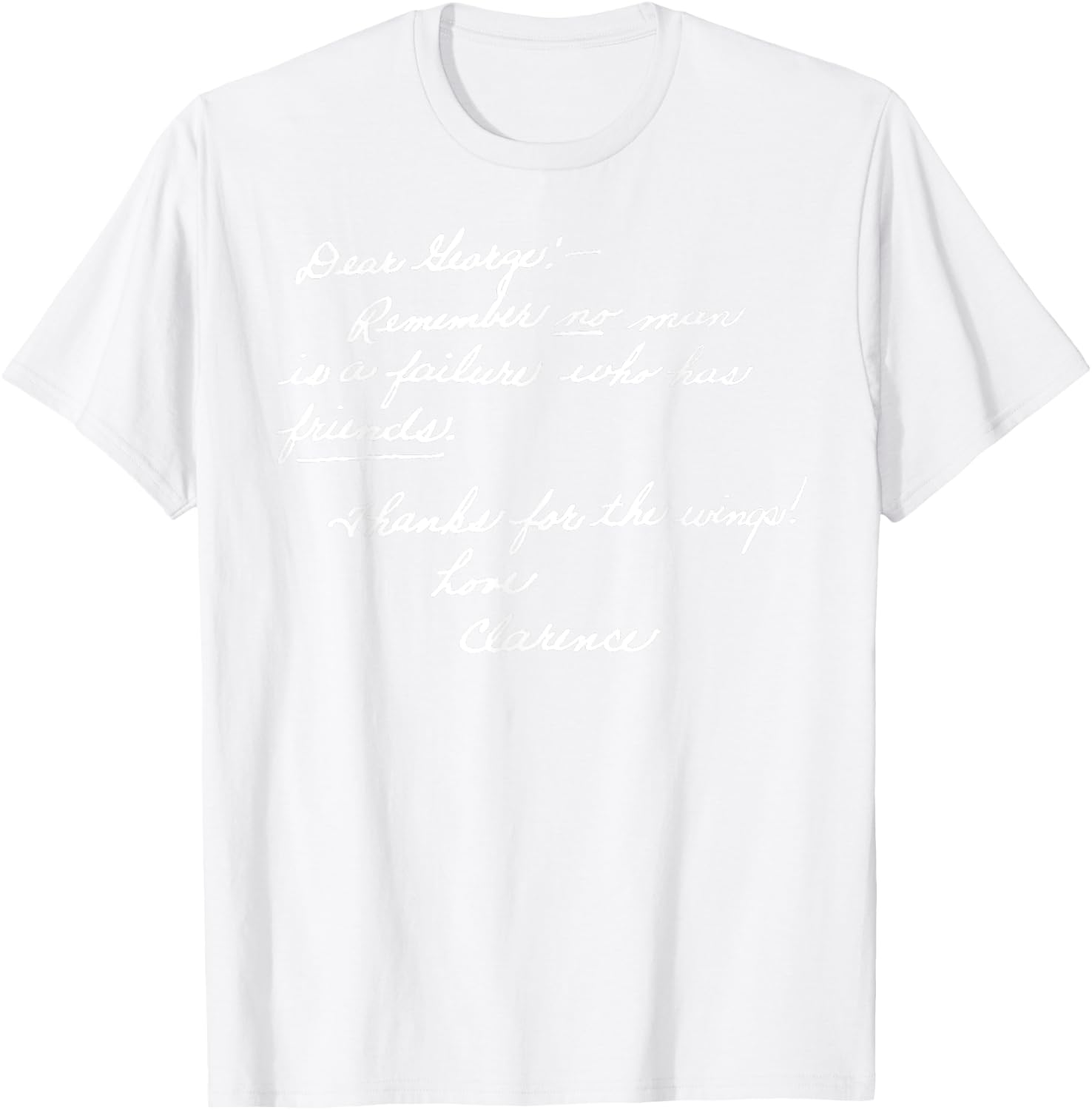 Vintage Christmas Classic It's a Wonderful Life T-Shirt - T-Shirt | White