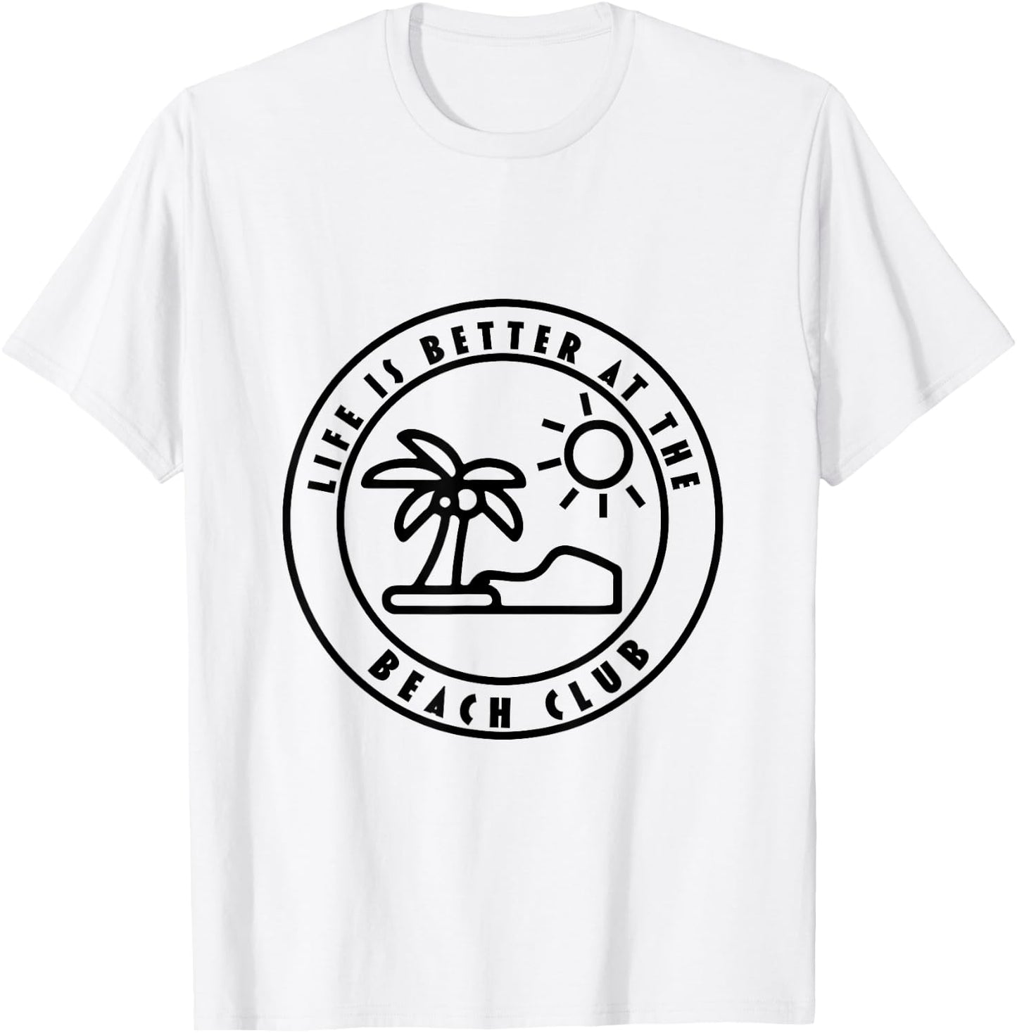 Life is Better At The Beach Summer Surfer Men Women Youth T-Shirt - T-Shirt | White
