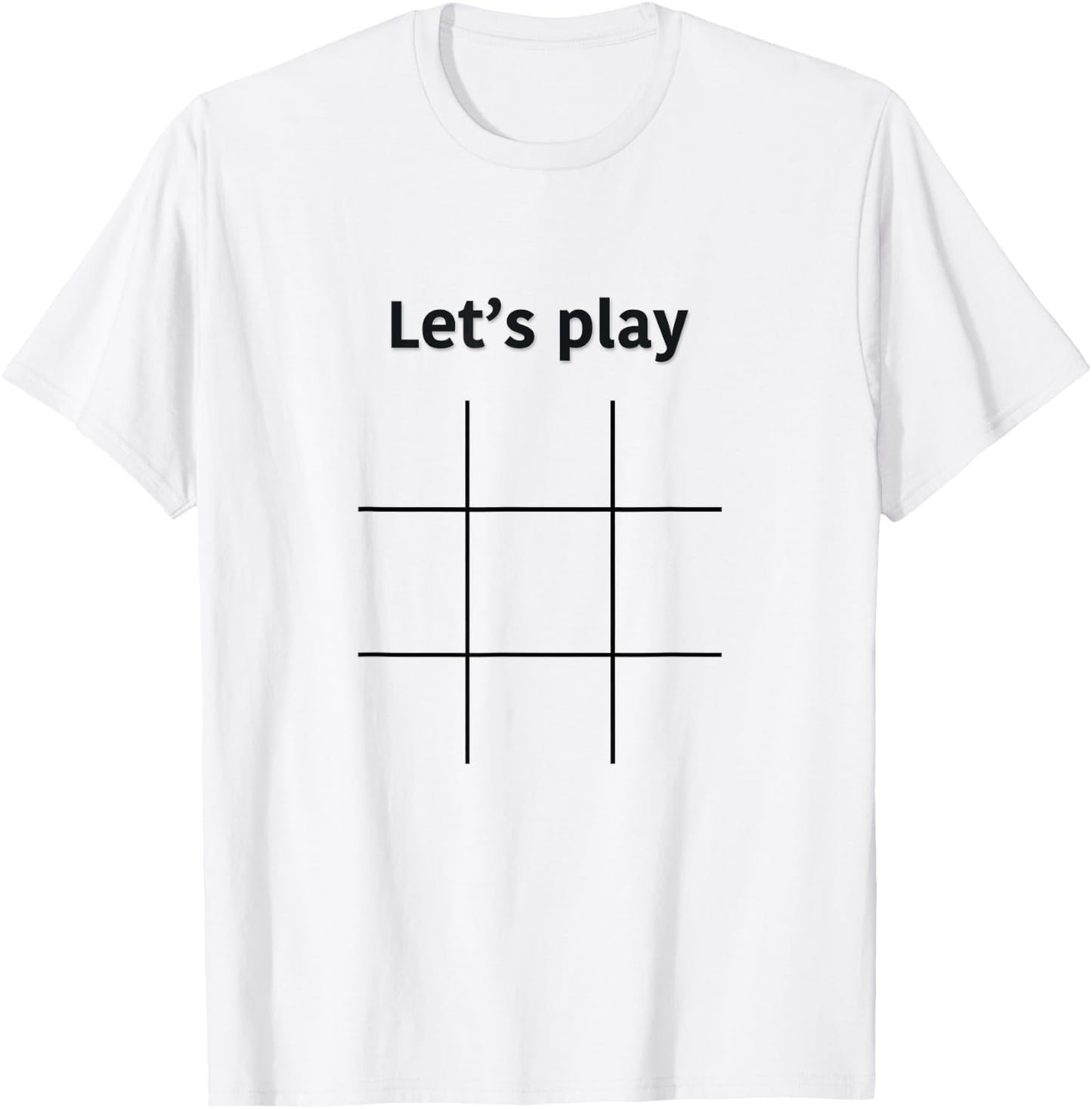 Tic Tac Toe T-Shirt - T-Shirt | White