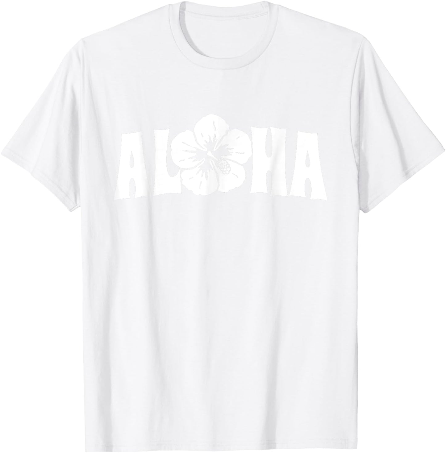 Aloha Hawaii Trip Summer Vacation Girls Women Beach Flower T-Shirt - T-Shirt | White