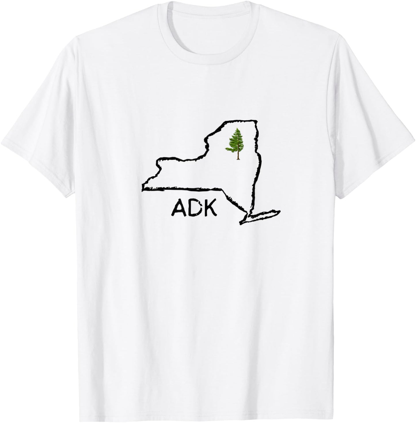 Adk Ny T-Shirt - T-Shirt | White