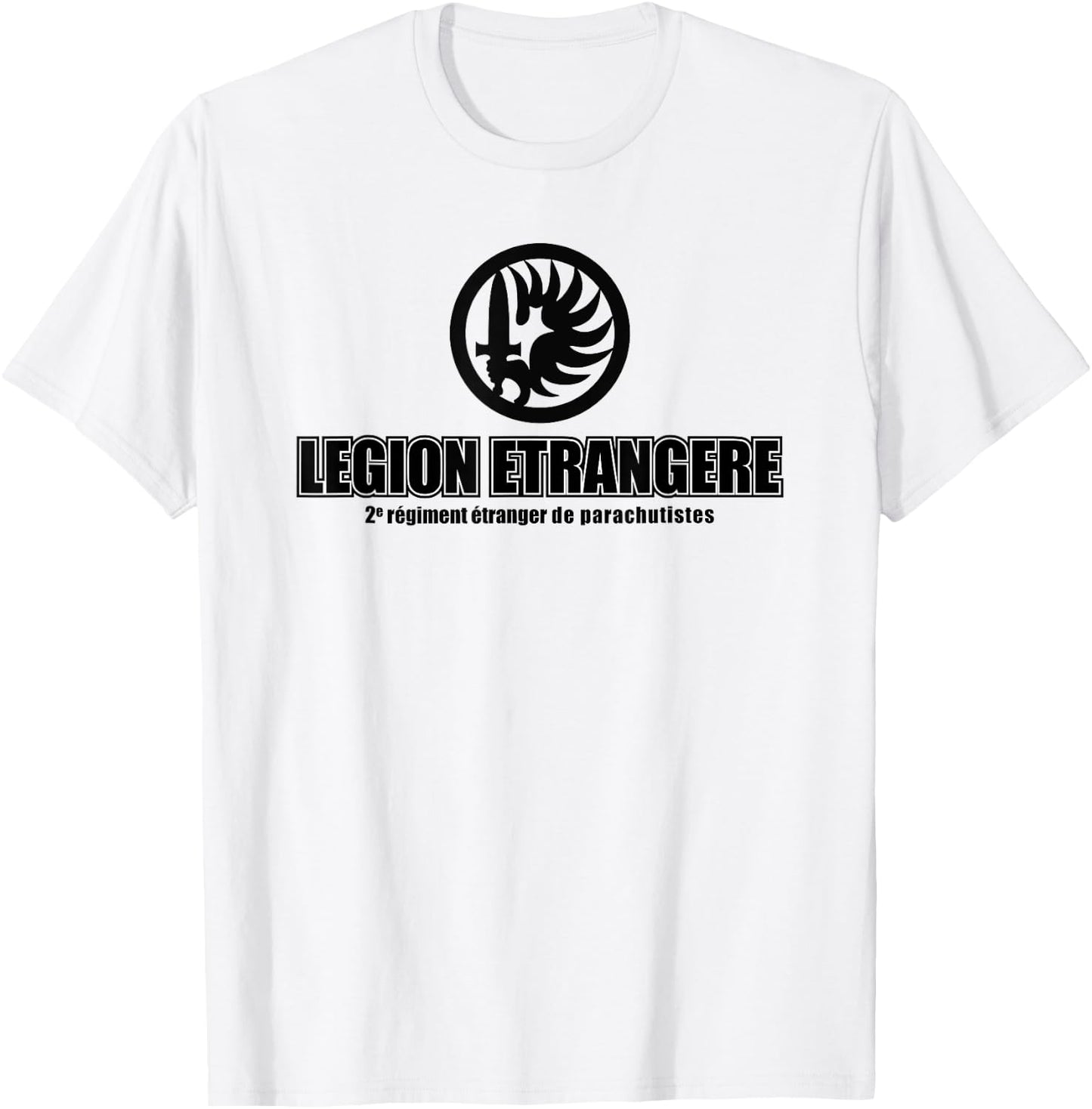 French Foreign Legion Paratrooper T shirt - 2 Rep T-Shirt - T-Shirt | White